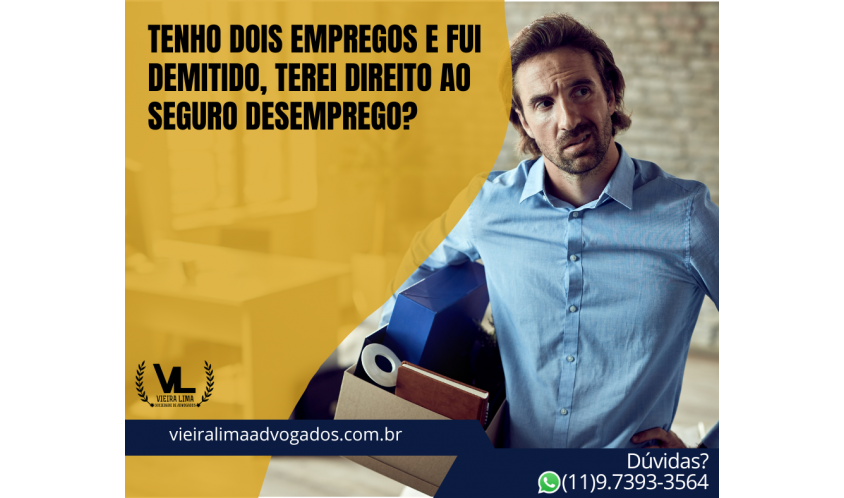 TENHO DOIS EMPREGOS E FUI DEMITIDO, TEREI DIREITO AO SEGURO DESEMPREGO?  - Vieira Lima Advogados